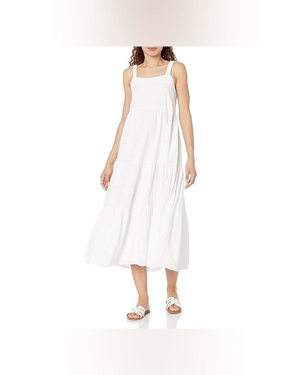 The Drop Dresses & Skirts - Women’s White Eyelet Sundress